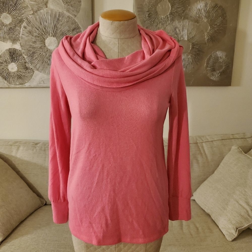Gibson Cozy Fleece Convertible Neck Sweatshirt - Picture 3 of 9